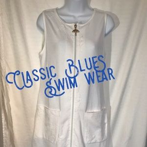 CLASSIC BLUES swim suit coverup